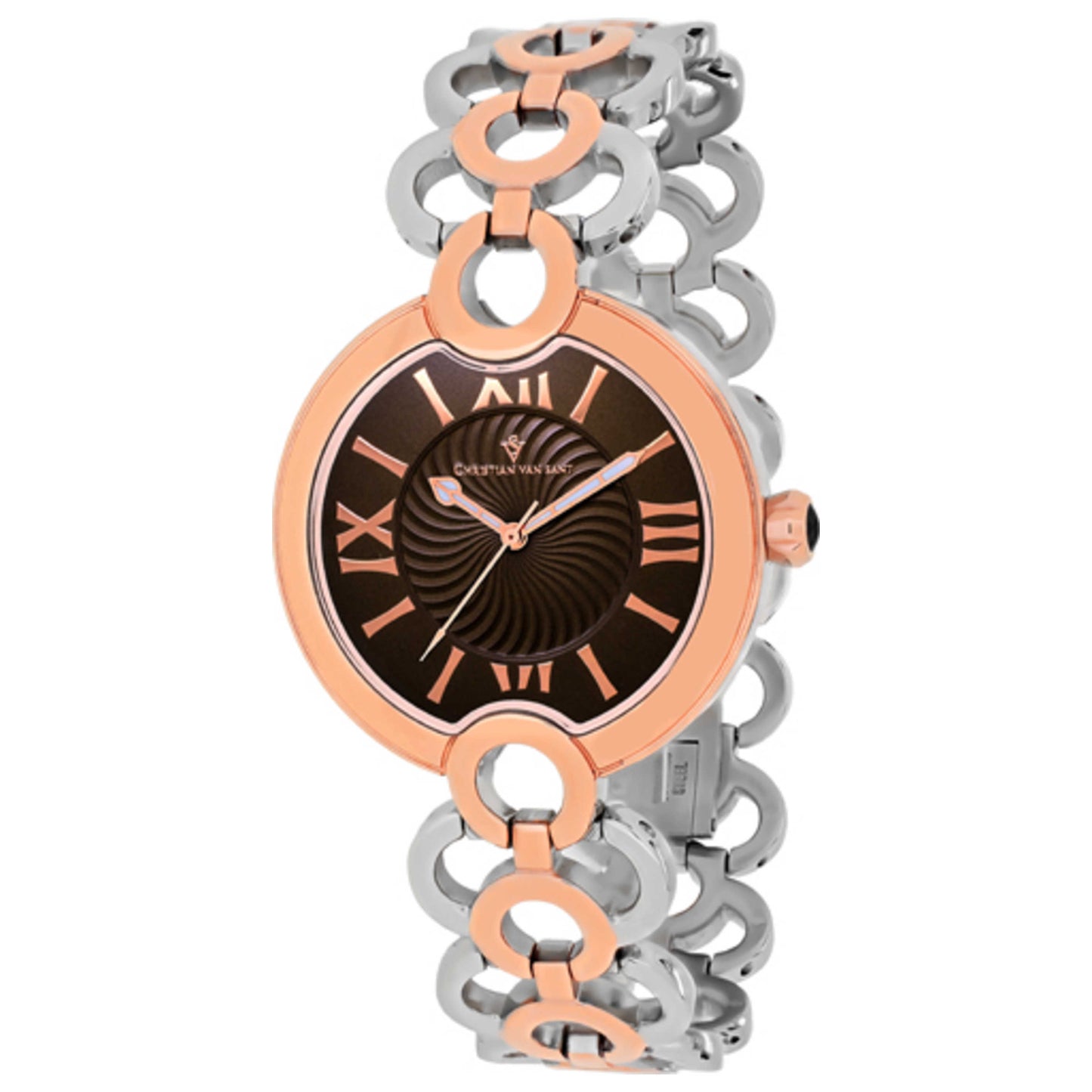 Front view of Christian Van Sant Twirl Women's Swiss Quartz (Battery-Powered) Watch CV2816