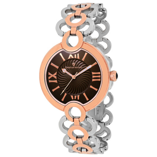Front view of Christian Van Sant Twirl Women's Swiss Quartz (Battery-Powered) Watch CV2816
