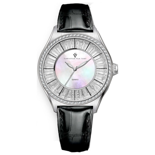Front view of Christian Van Sant Luna Women's Quartz Watch CV3200