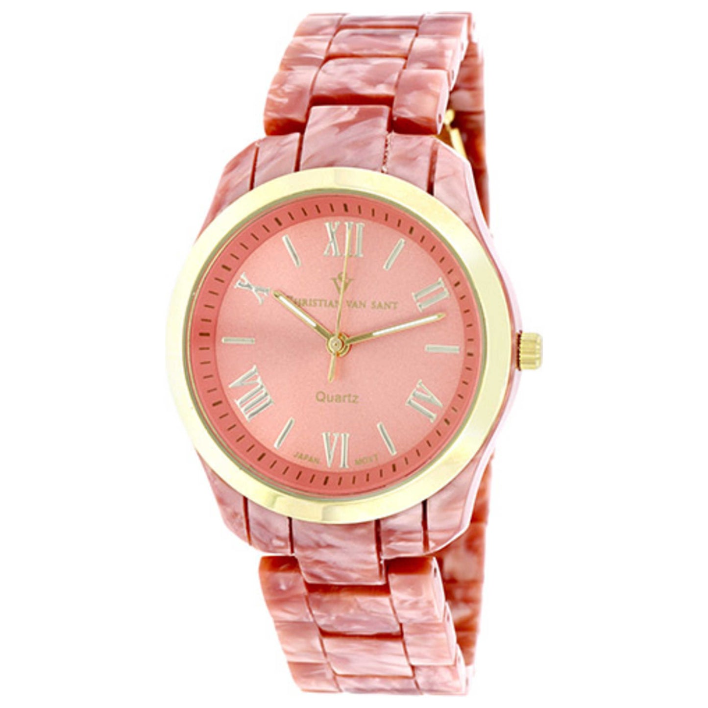 Front view of Christian Van Sant Granite Women's Quartz Watch CV3413