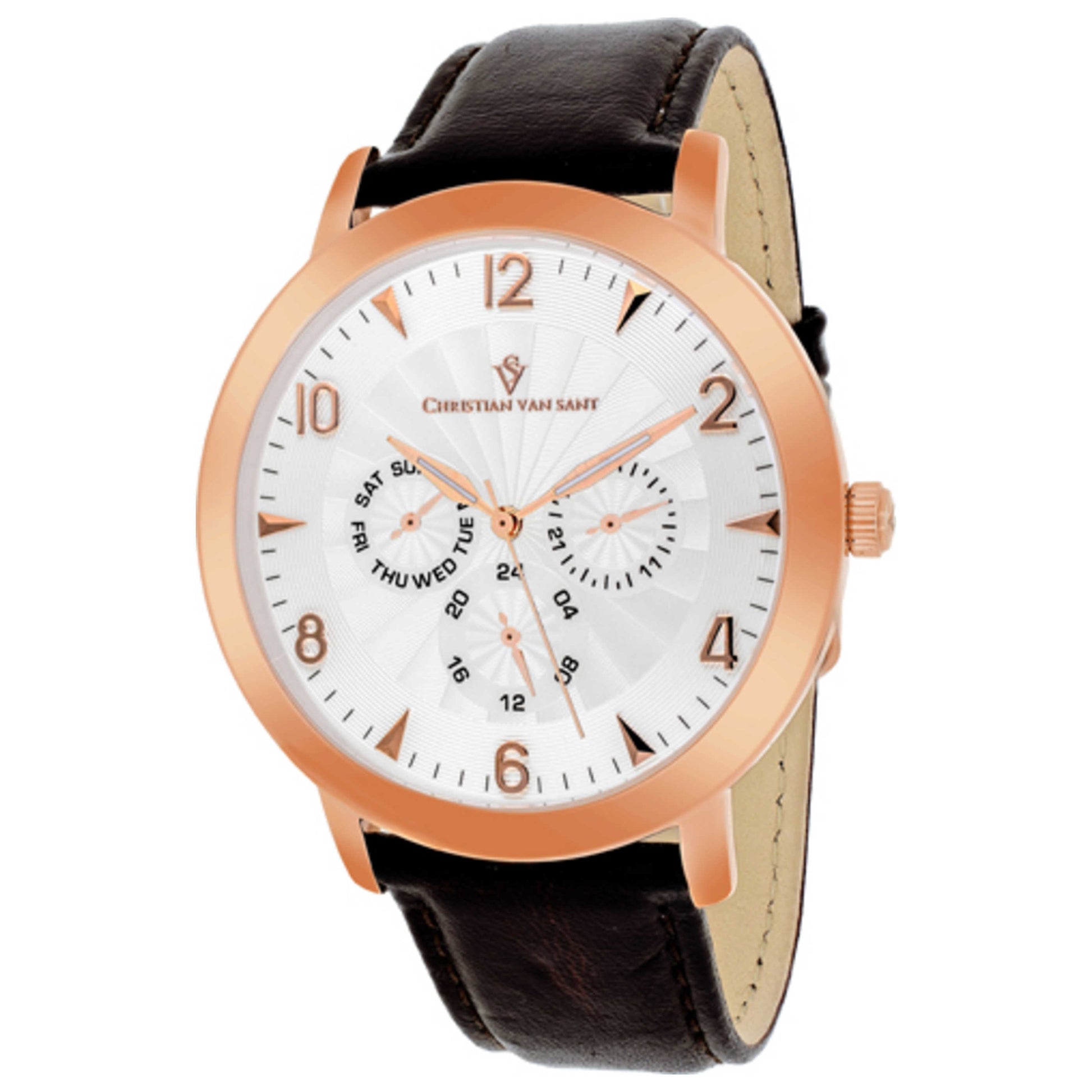 Front view of Christian Van Sant Harper Men's Quartz Watch CV3514