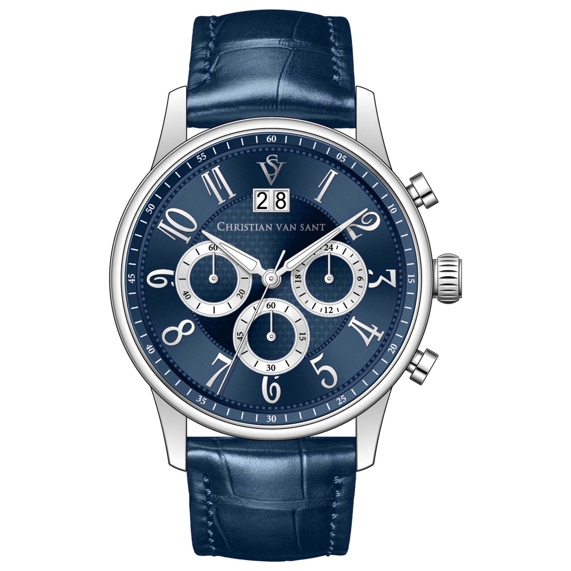 Front view of Christian Van Sant Heritage Men's Quartz Watch CV3941