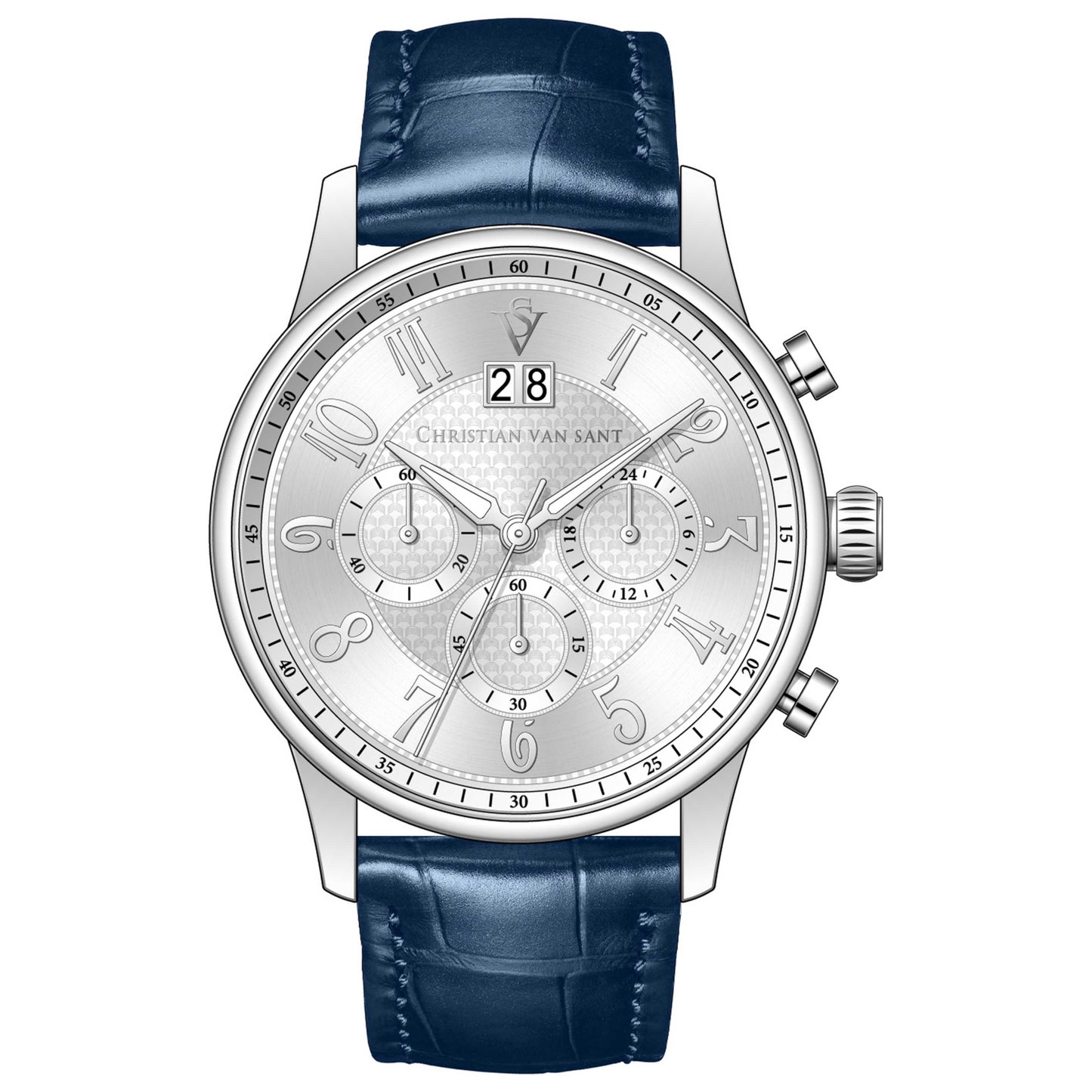 Front view of Christian Van Sant Heritage Men's Quartz Watch CV3942