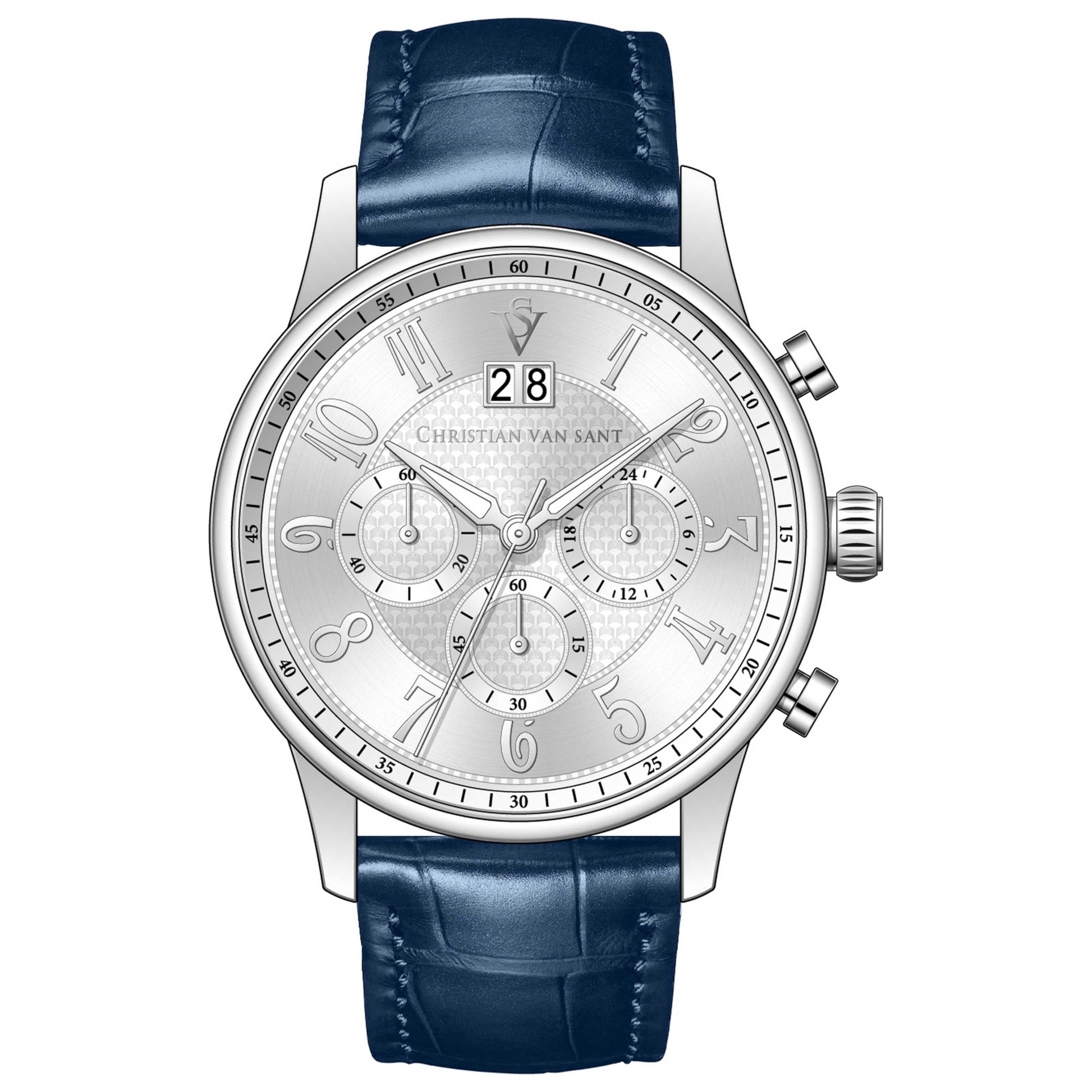 Front view of Christian Van Sant Heritage Men's Quartz Watch CV3942