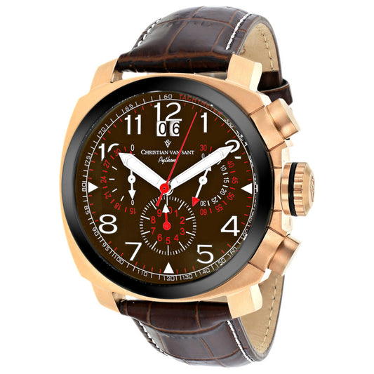 Front view of Christian Van Sant Python Men's Quartz Watch CV3AU4