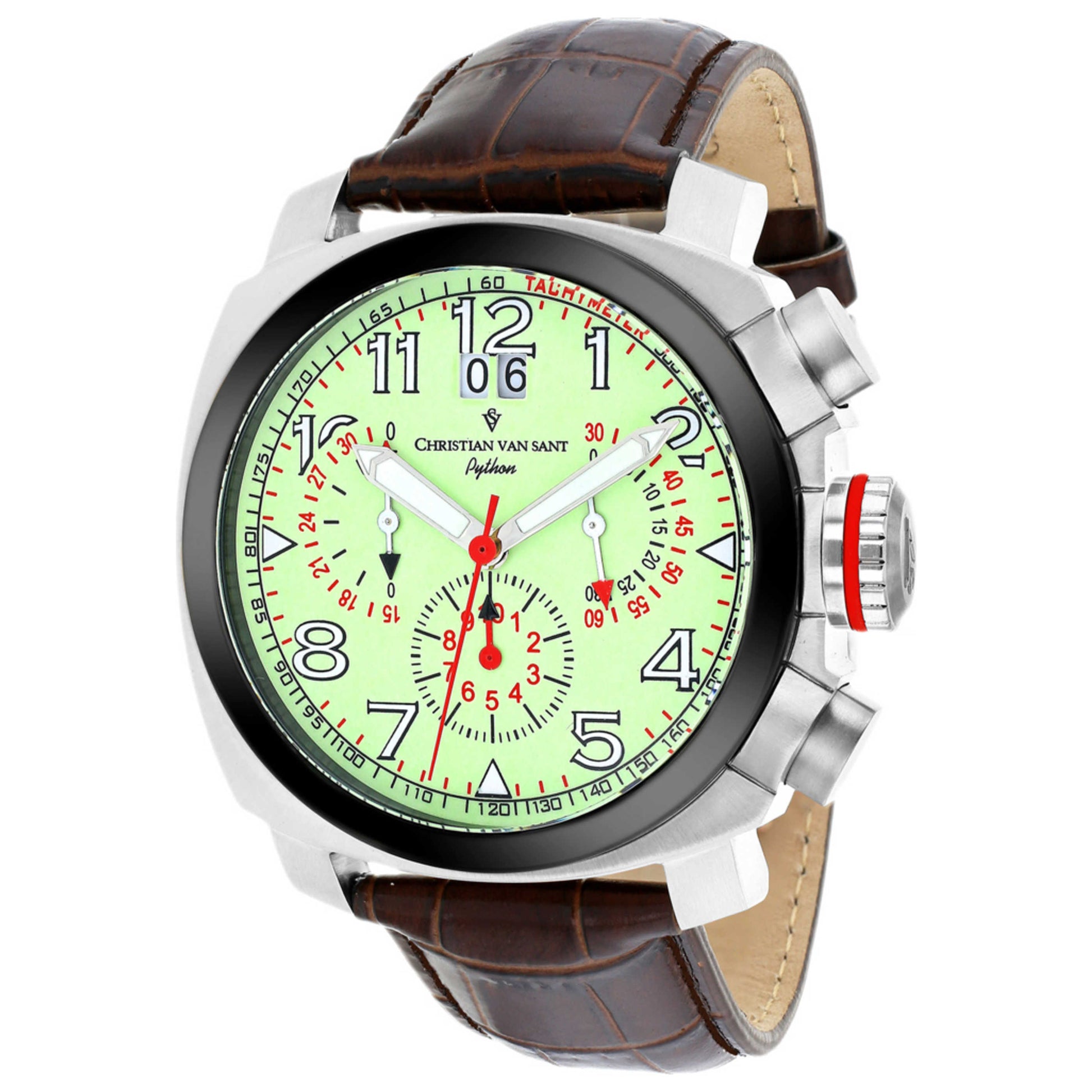 Front view of Christian Van Sant Grand Python Men's Quartz Watch CV3AU6