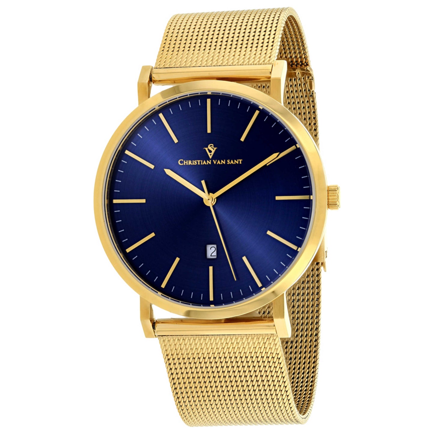 Front view of Christian Van Sant Paradigm Men's Quartz Watch CV4324