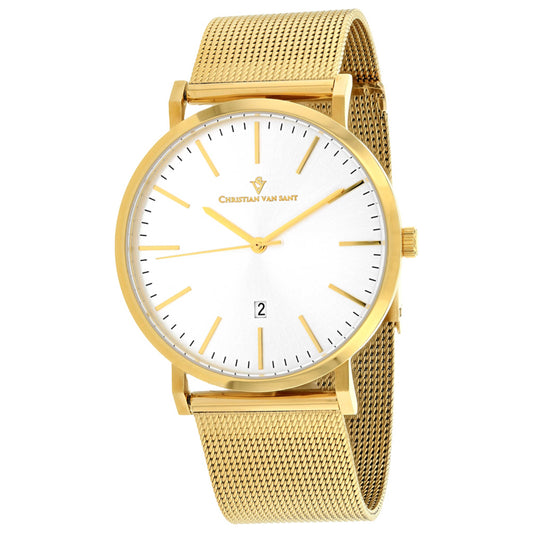 Front view of Christian Van Sant Paradigm Men's Quartz Watch CV4325