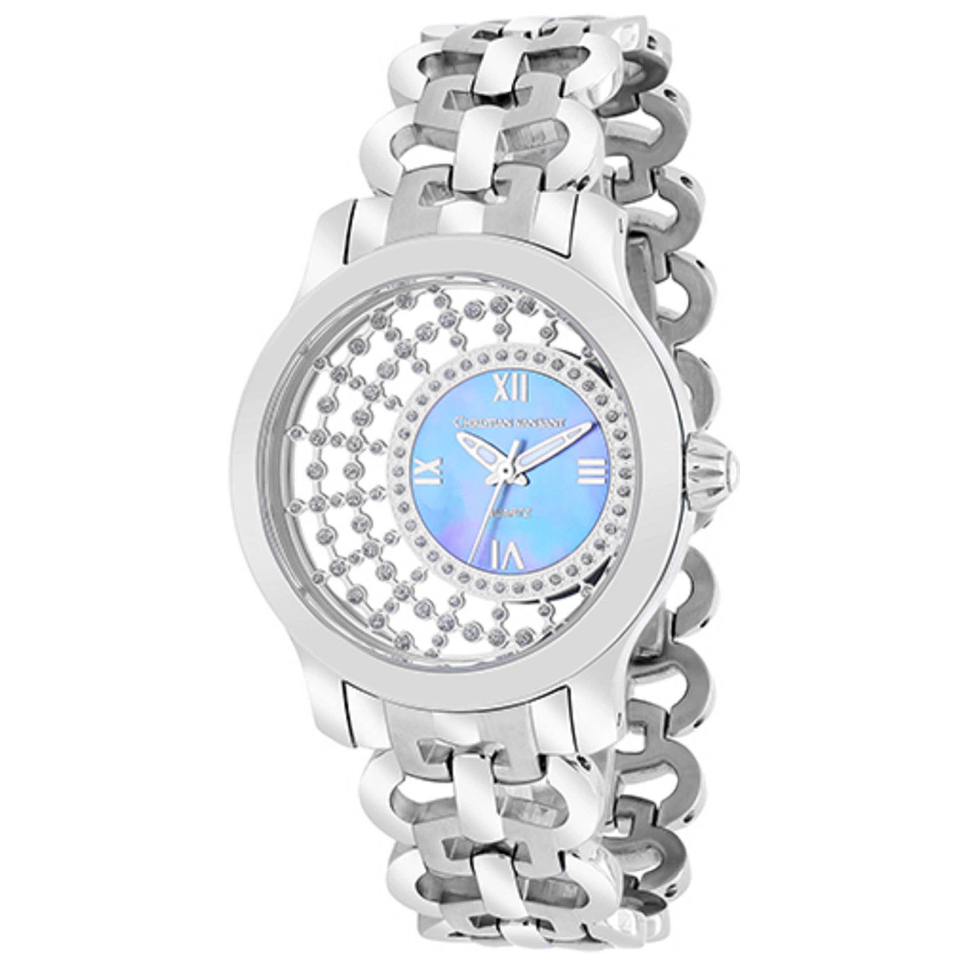 Front view of Christian Van Sant Delicate Women's Swiss Quartz (Battery-Powered) Watch CV4412