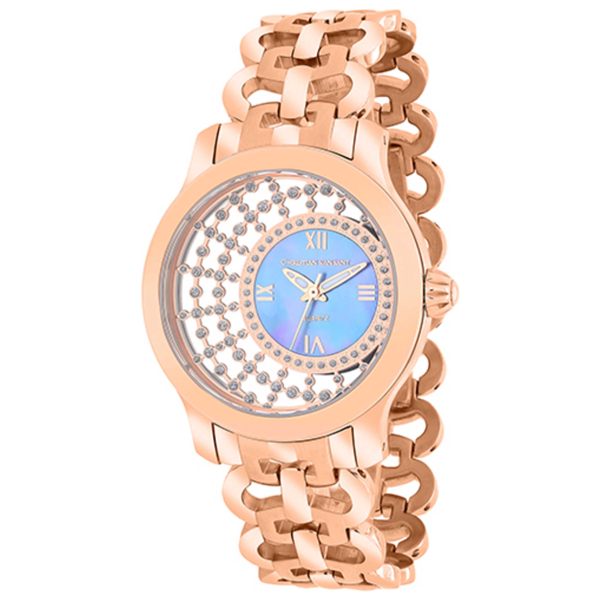 Front view of Christian Van Sant Delicate Women's Swiss Quartz (Battery-Powered) Watch CV4415