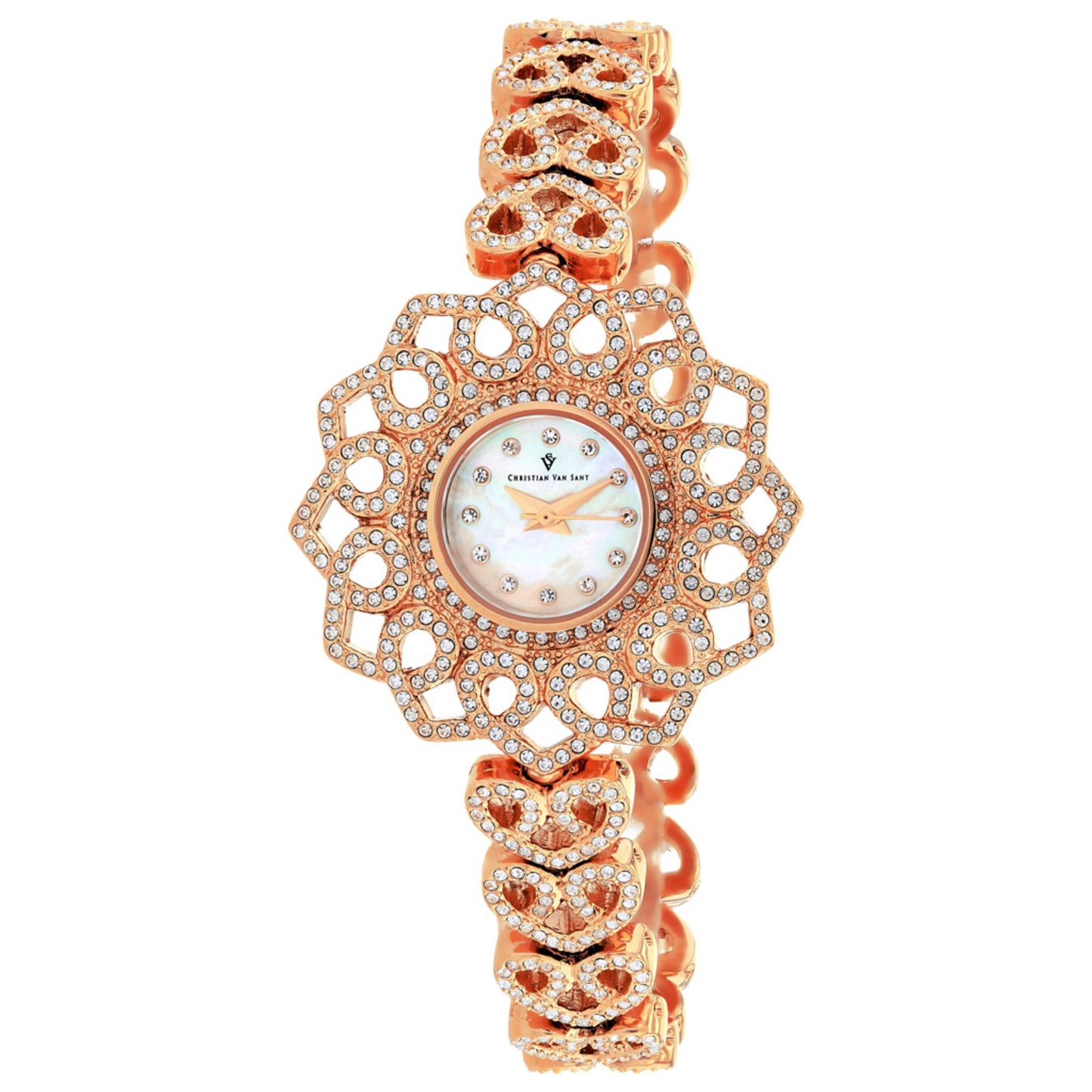 Front view of Christian Van Sant Chantilly Women's Quartz Watch CV4812