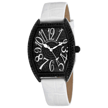 Front view of Christian Van Sant Twinkle Women's Quartz Watch CV4823-WH