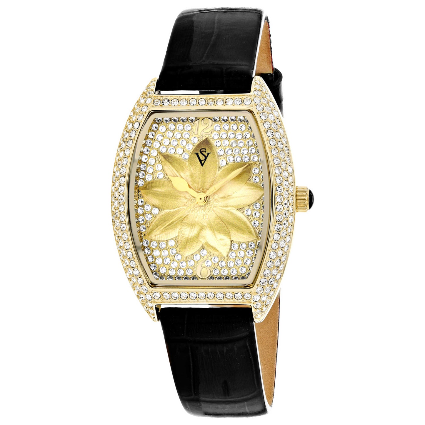 Front view of Christian Van Sant Lotus Women's Quartz Watch CV4855