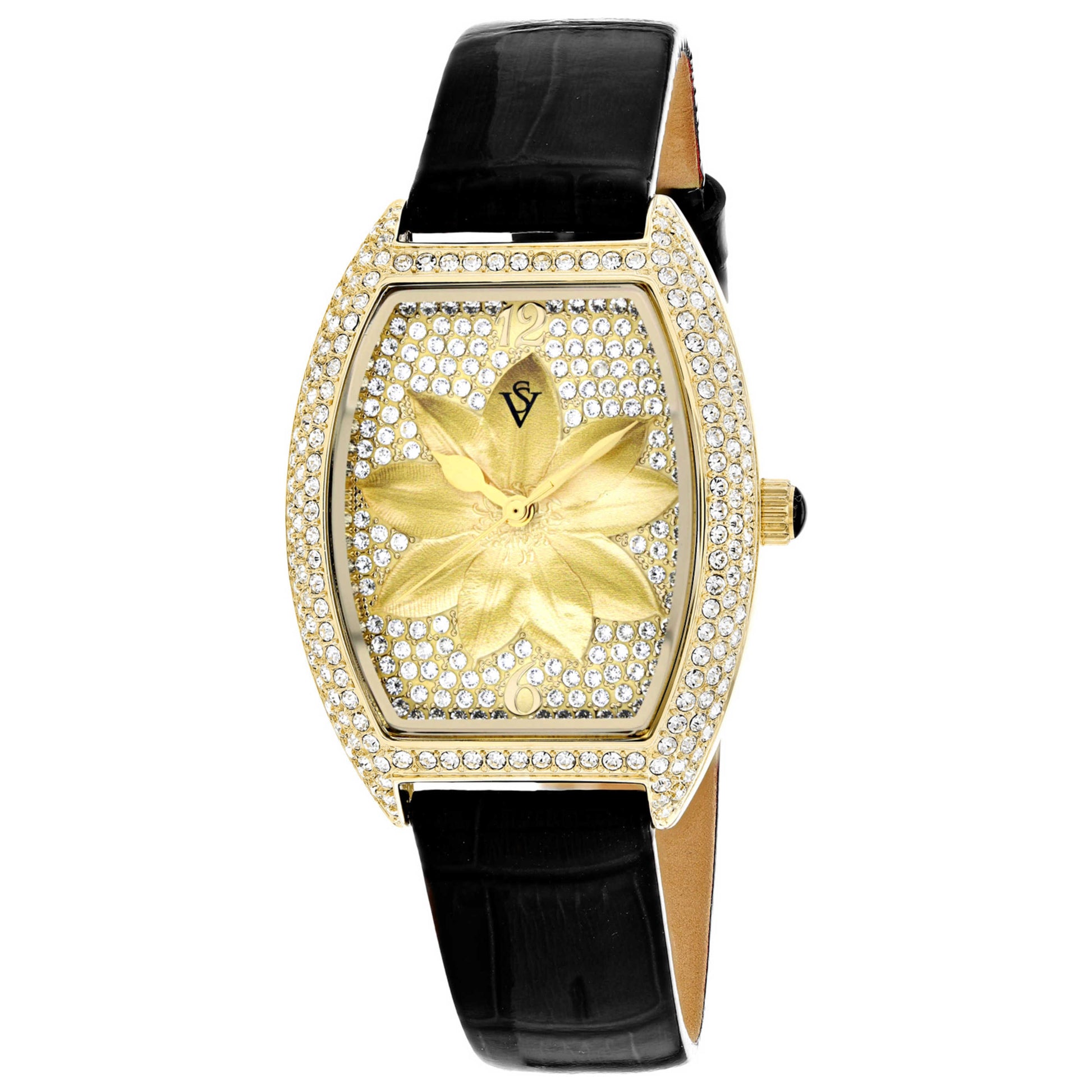 Front view of Christian Van Sant Lotus Women's Quartz Watch CV4855