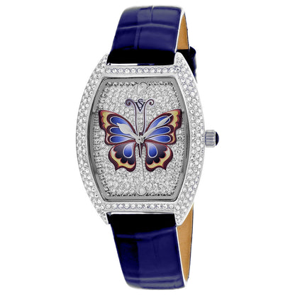 Front view of Christian Van Sant Papillon Women's Quartz Watch CV4872BL