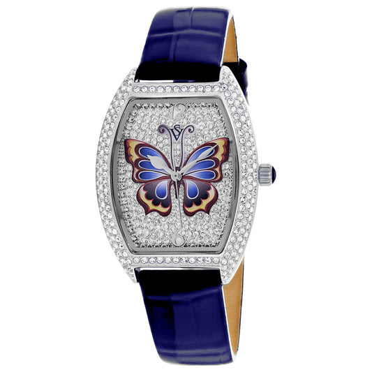 Front view of Christian Van Sant Papillon Women's Quartz Watch CV4872BL