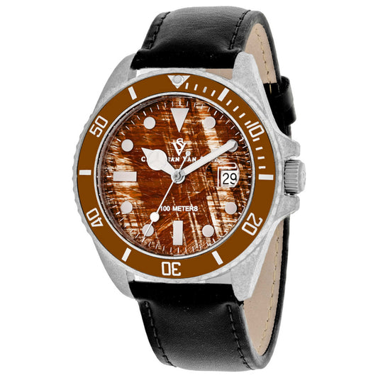 Front view of Christian Van Sant Montego Vintage Men's Quartz Watch CV5101LB