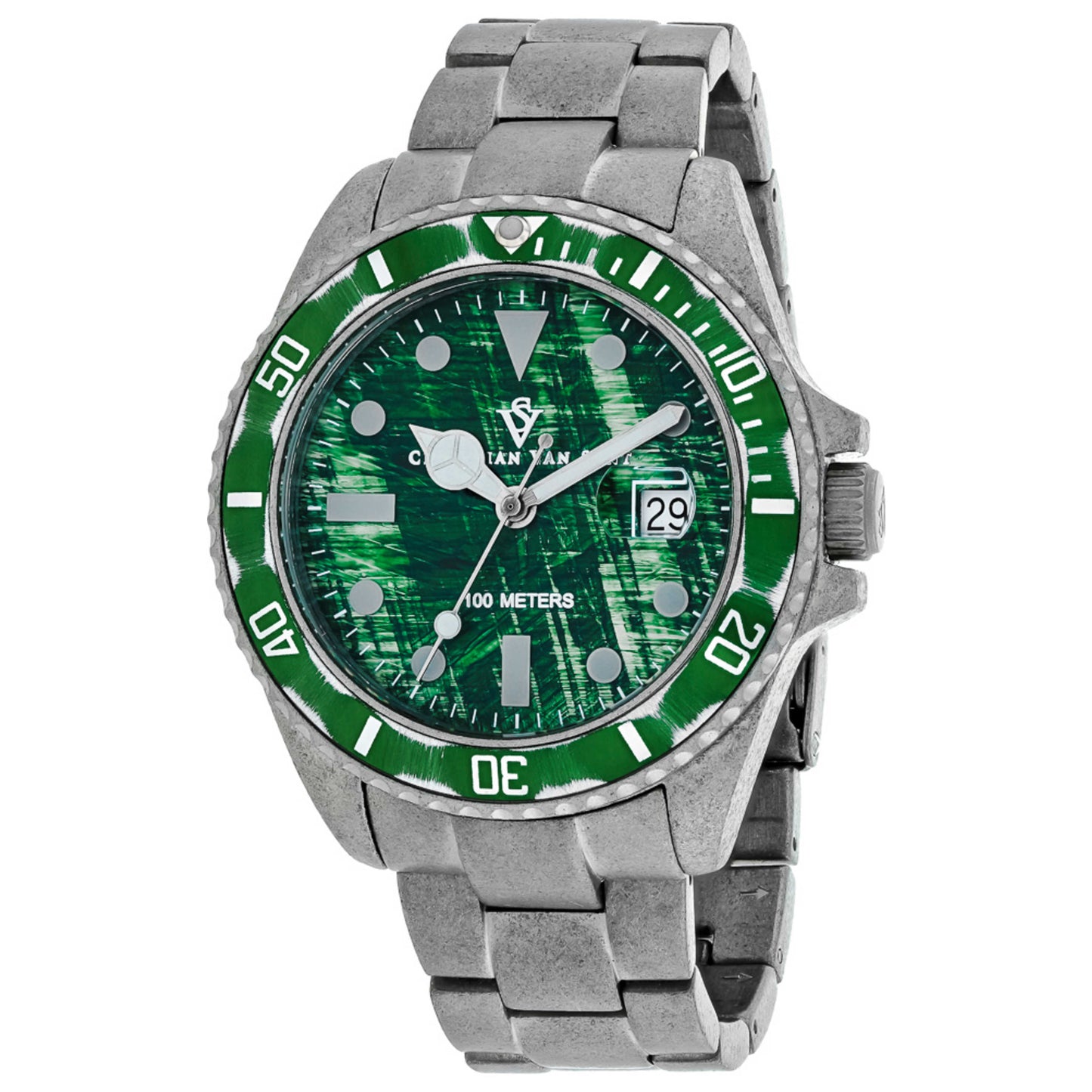 Front view of Christian Van Sant Montego Vintage Men's Quartz Watch CV5102