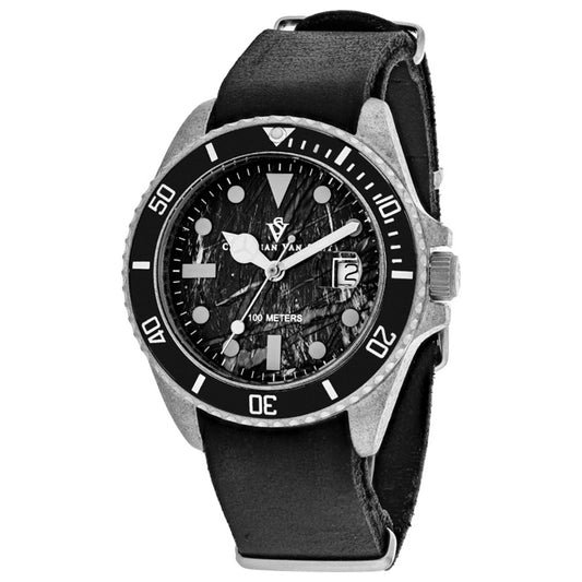 Front view of Christian Van Sant Montego Vintage Men's Quartz Watch CV5200B