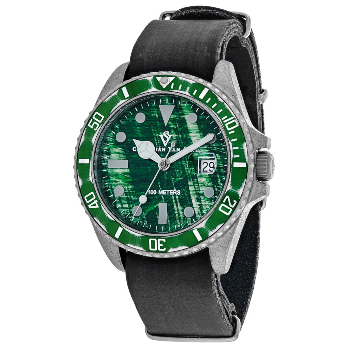 Front view of Christian Van Sant Montego Vintage Men's Quartz Watch CV5202