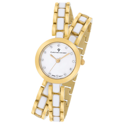 Front view of Christian Van Sant Spiral Women's Quartz Watch CV5612
