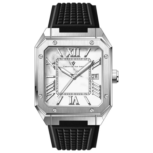 Front view of Christian Van Sant Mosaic Men's Quartz Watch CV6181