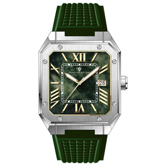 Front view of Christian Van Sant Mosaic Men's Quartz Watch CV6182