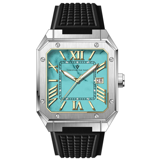 Front view of Christian Van Sant Mosaic Men's Quartz Watch CV6183