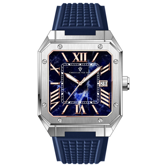 Front view of Christian Van Sant Mosaic Men's Quartz Watch CV6185