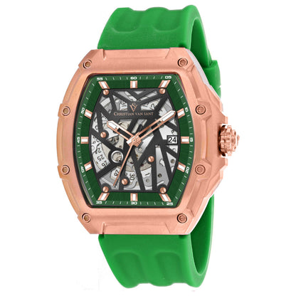 Front view of Christian Van Sant Odyssey Men's Automatic Watch CV6187