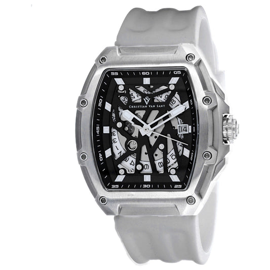 Front view of Christian Van Sant Odyssey Men's Automatic Watch CV6190W