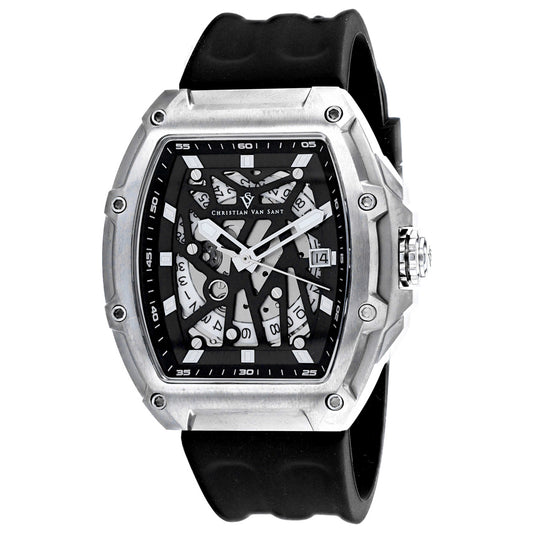 Front view of Christian Van Sant Odyssey Men's Automatic Watch CV6190