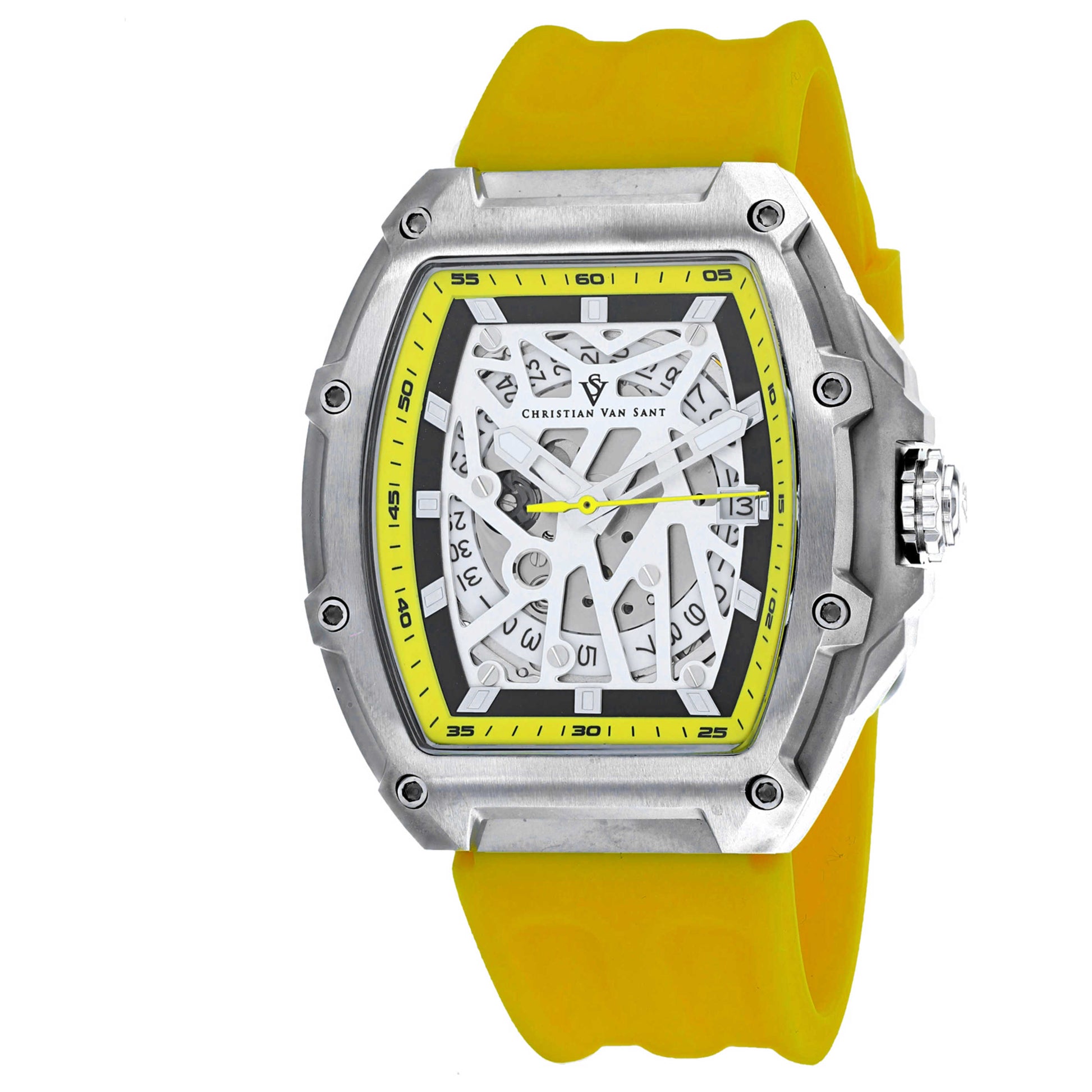 Front view of Christian Van Sant Odyssey Men's Automatic Watch CV6192