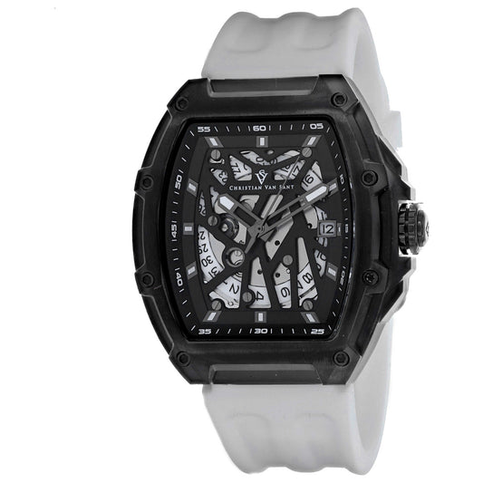 Front view of Christian Van Sant Odyssey Men's Automatic Watch CV6196W