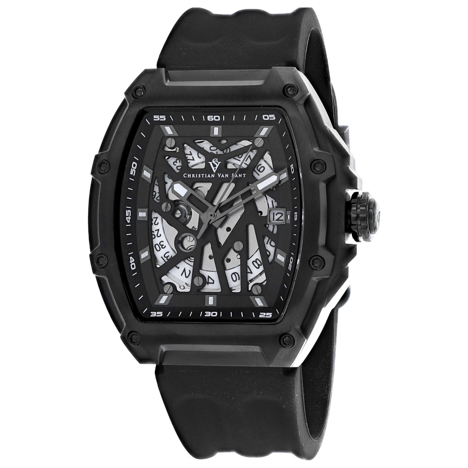 Front view of Christian Van Sant Odyssey Men's Automatic Watch CV6196