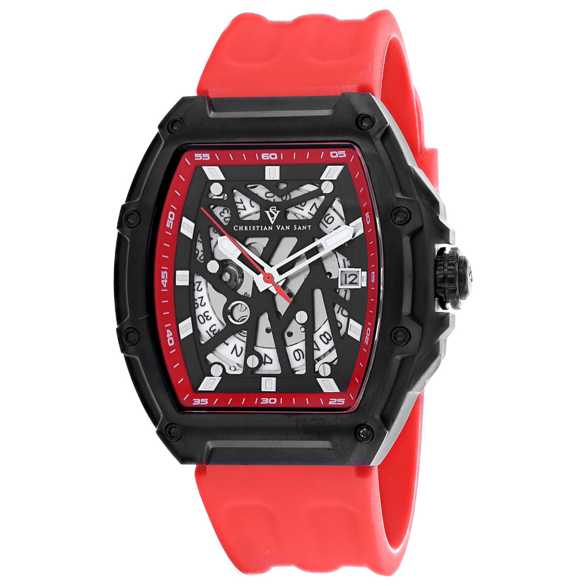 Front view of Christian Van Sant Odyssey Men's Automatic Watch CV6197