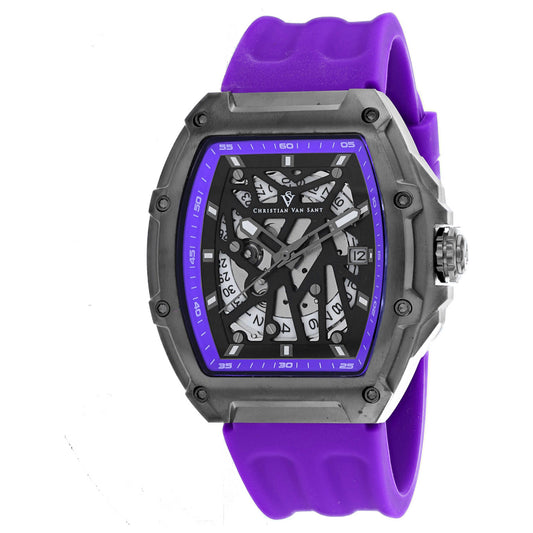 Front view of Christian Van Sant Odyssey Men's Automatic Watch CV6198