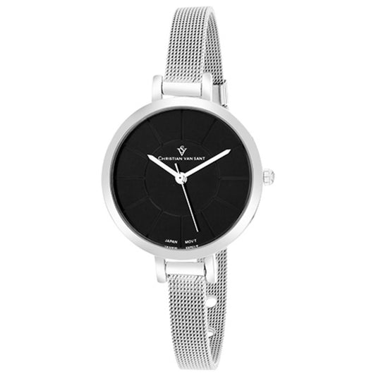 Front view of Christian Van Sant Skinny Women's Quartz Watch CV6611
