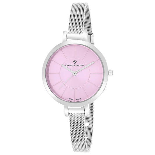 Front view of Christian Van Sant Skinny Women's Quartz Watch CV6612