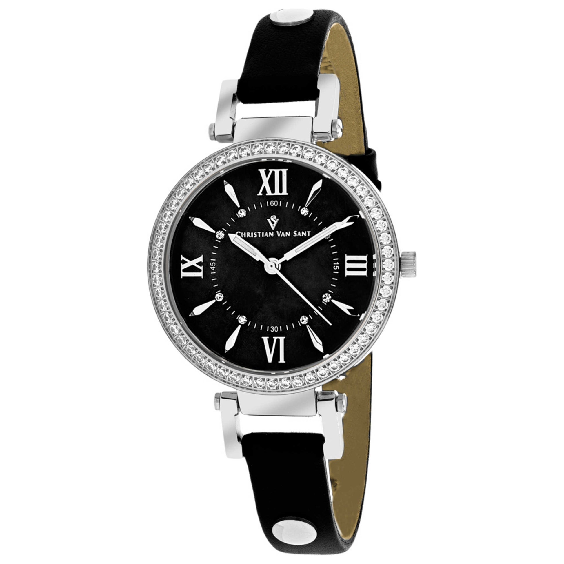 Front view of Christian Van Sant Petite Women's Quartz Watch CV8134