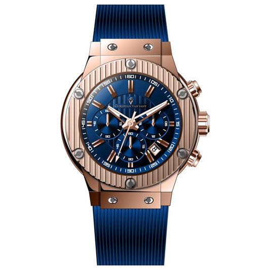 Front view of Christian Van Sant Monarchy Men's Quartz Watch CV8148