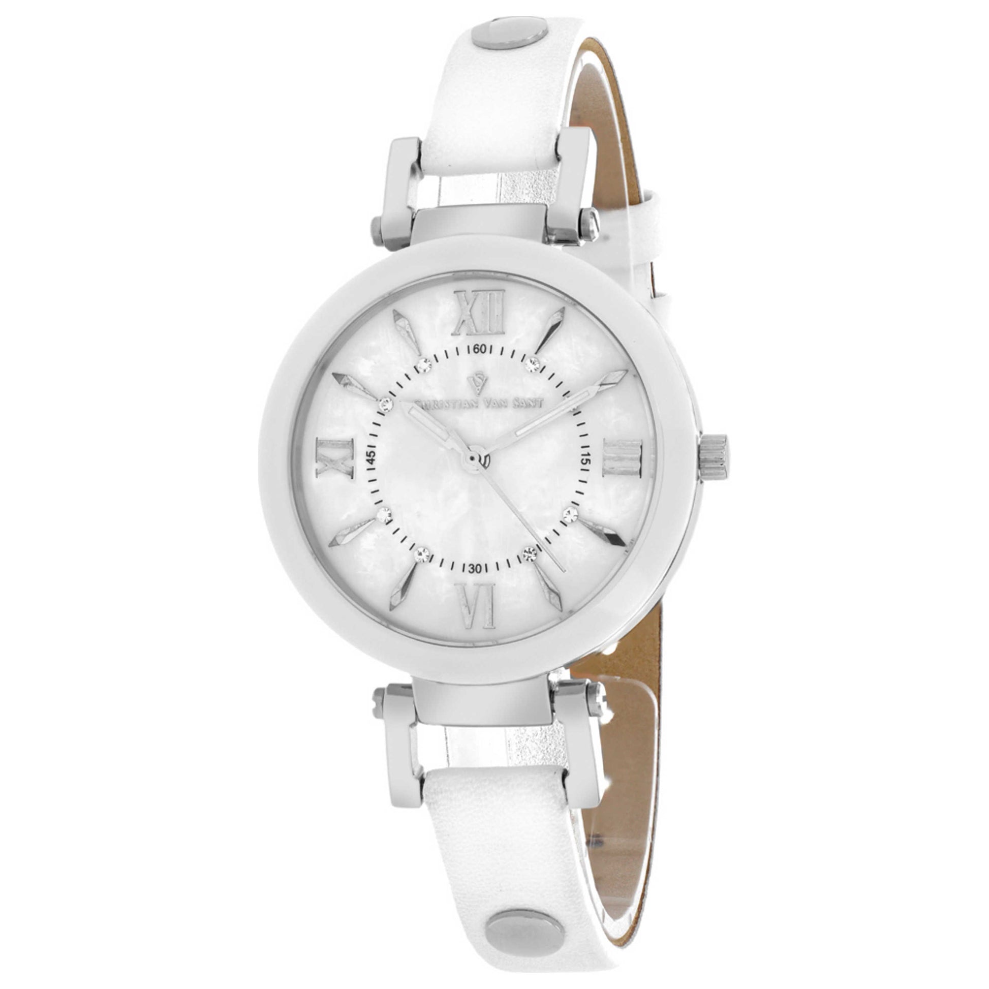 Front view of Christian Van Sant Petite Women's Quartz Watch CV8161