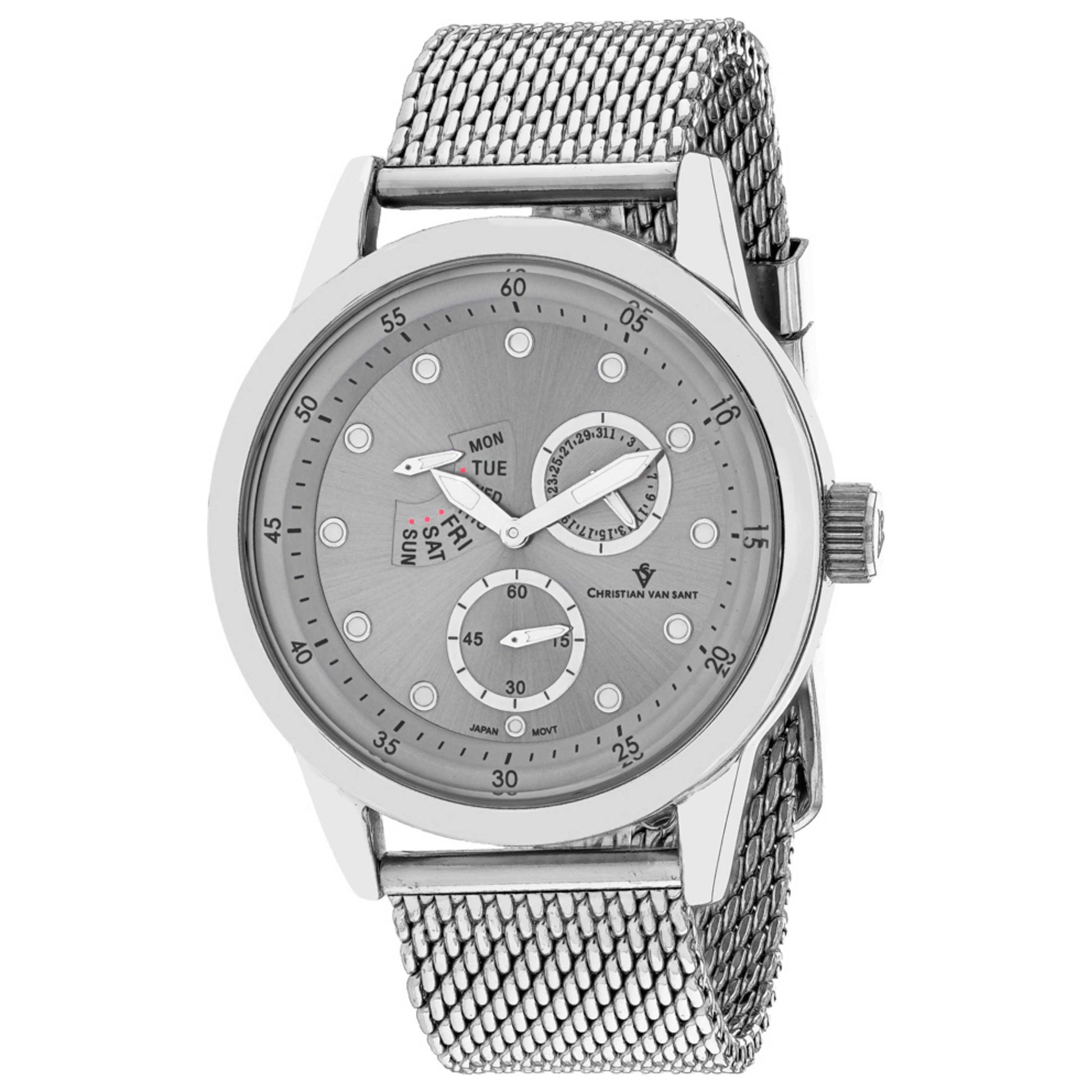 Front view of Christian Van Sant Rio Men's Quartz Watch CV8710