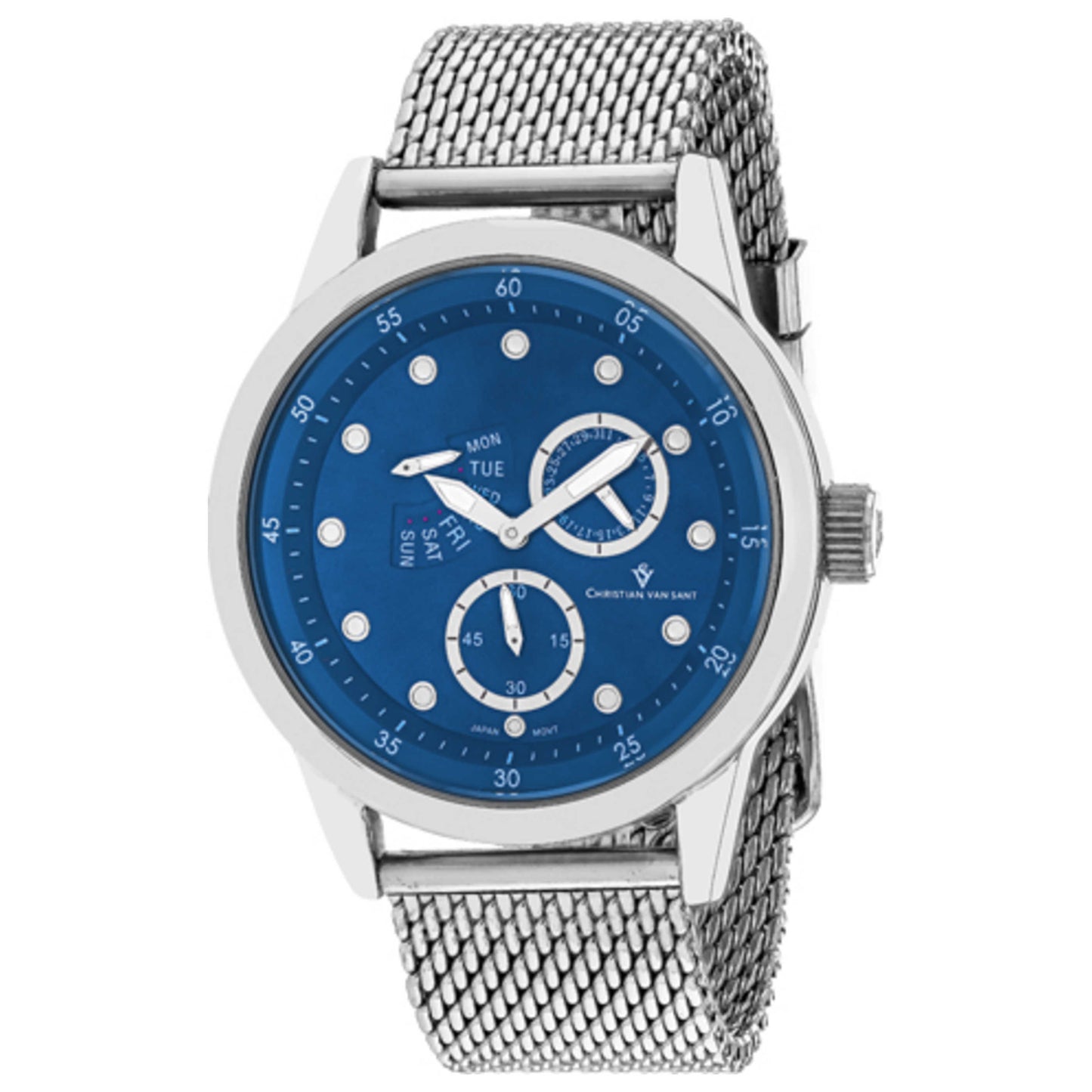 Front view of Christian Van Sant Rio Men's Quartz Watch CV8712