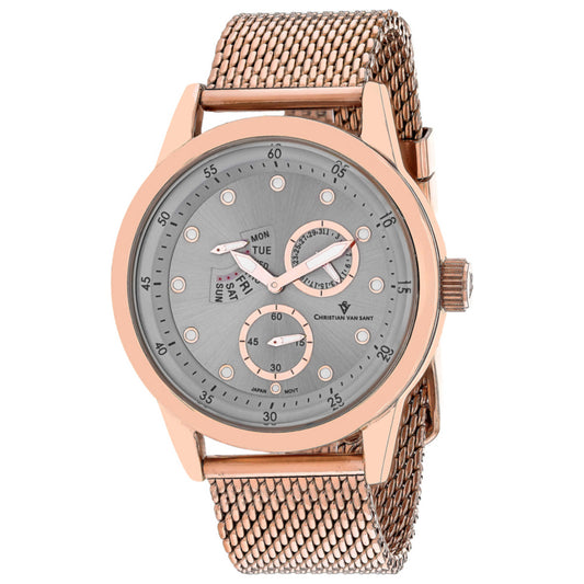 Front view of Christian Van Sant Rio Men's Quartz Watch CV8713