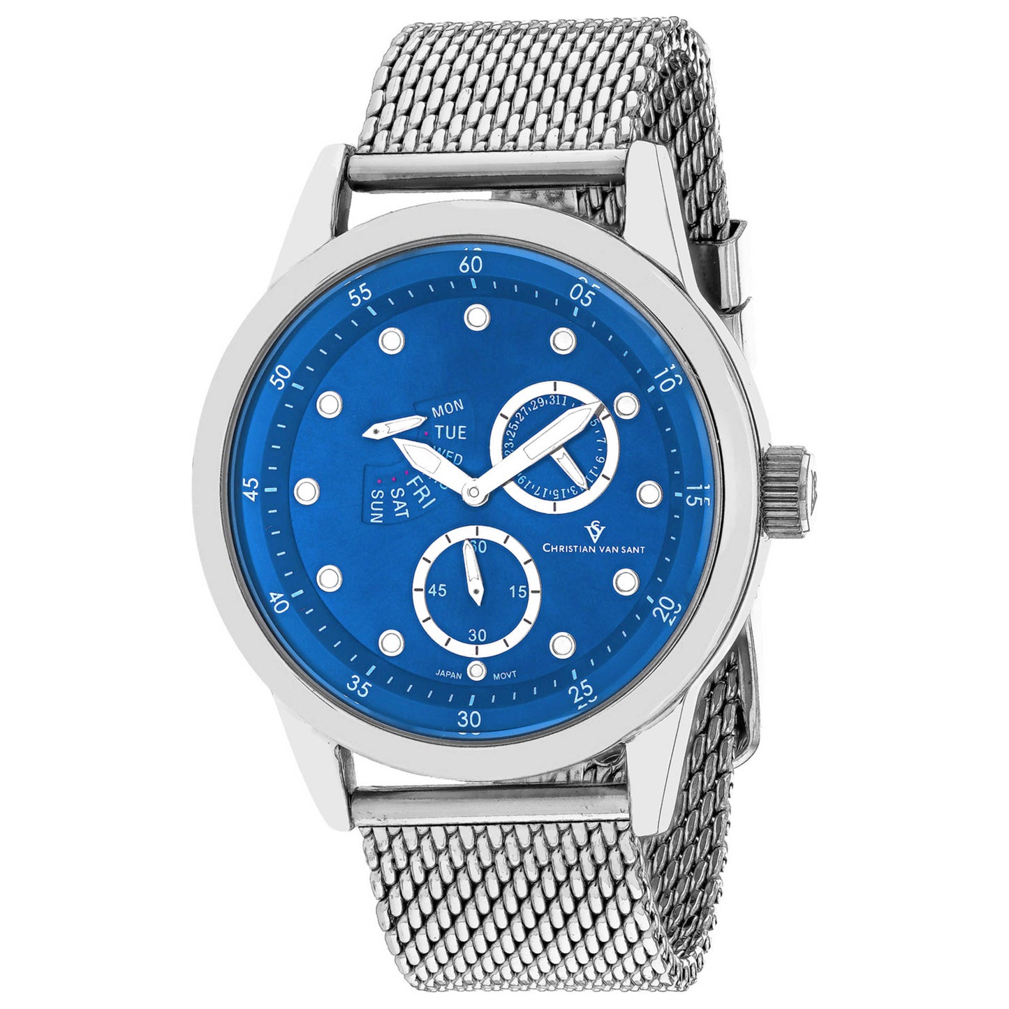 Front view of Christian Van Sant Rio Men's Quartz Watch CV8717