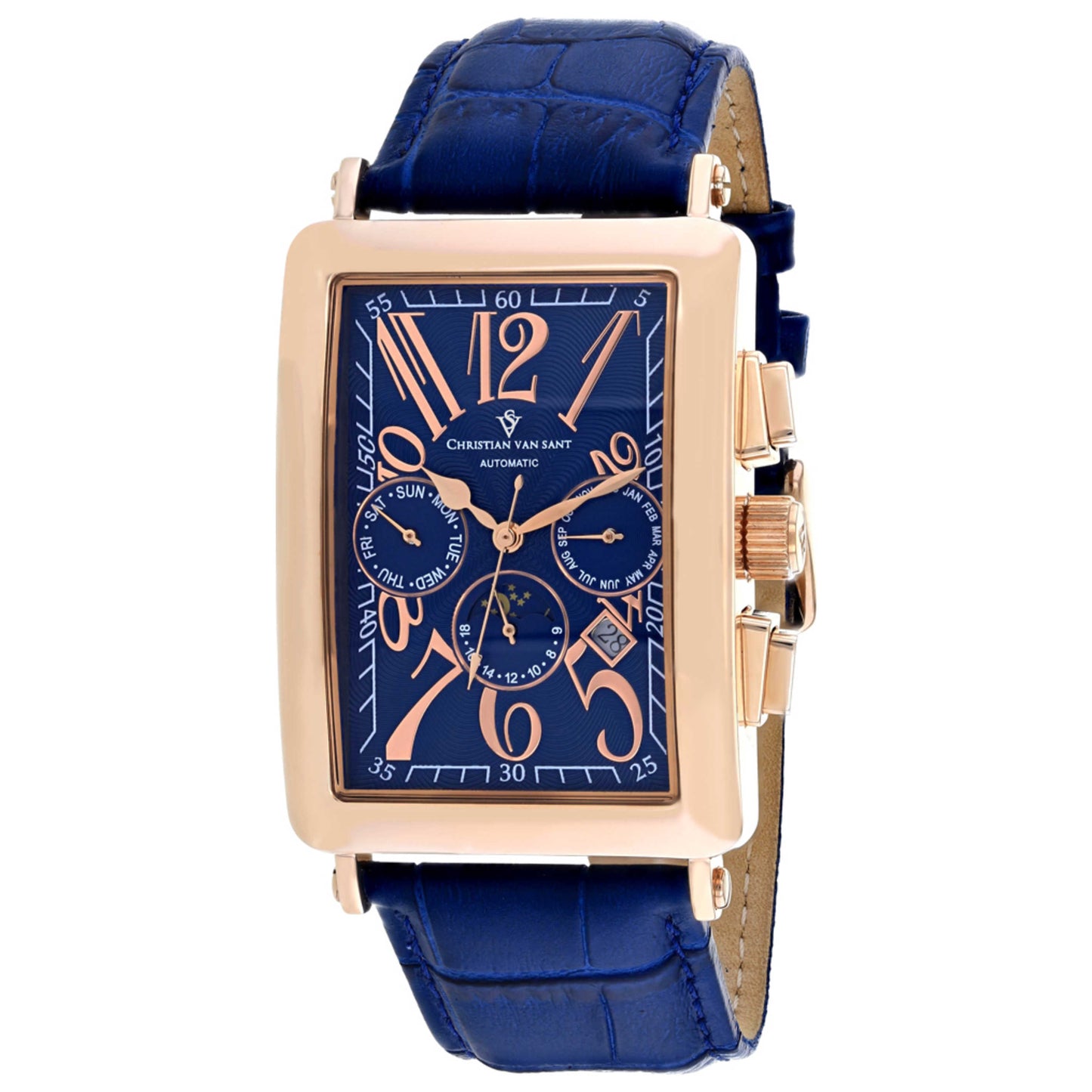 Front view of Christian Van Sant Prodigy Men's Automatic Watch CV9142