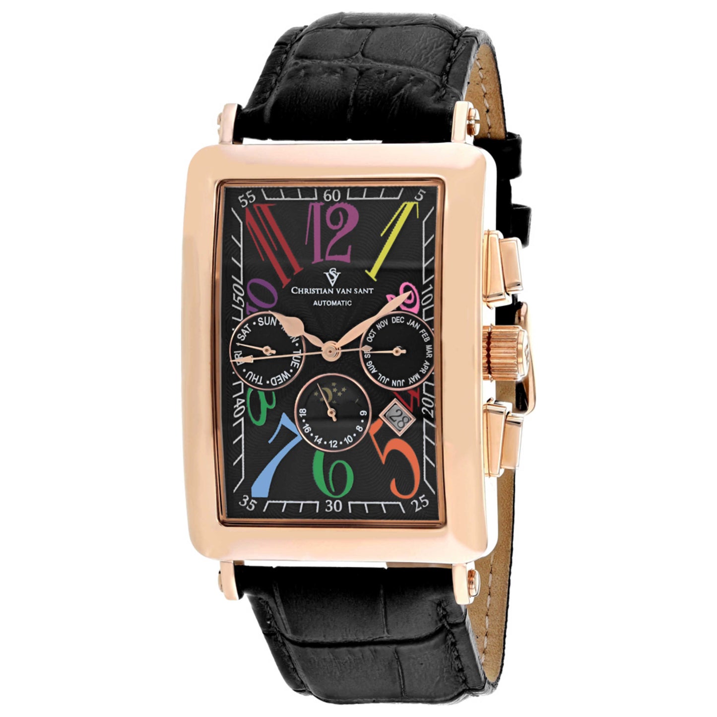 Front view of Christian Van Sant Prodigy Men's Automatic Watch CV9143