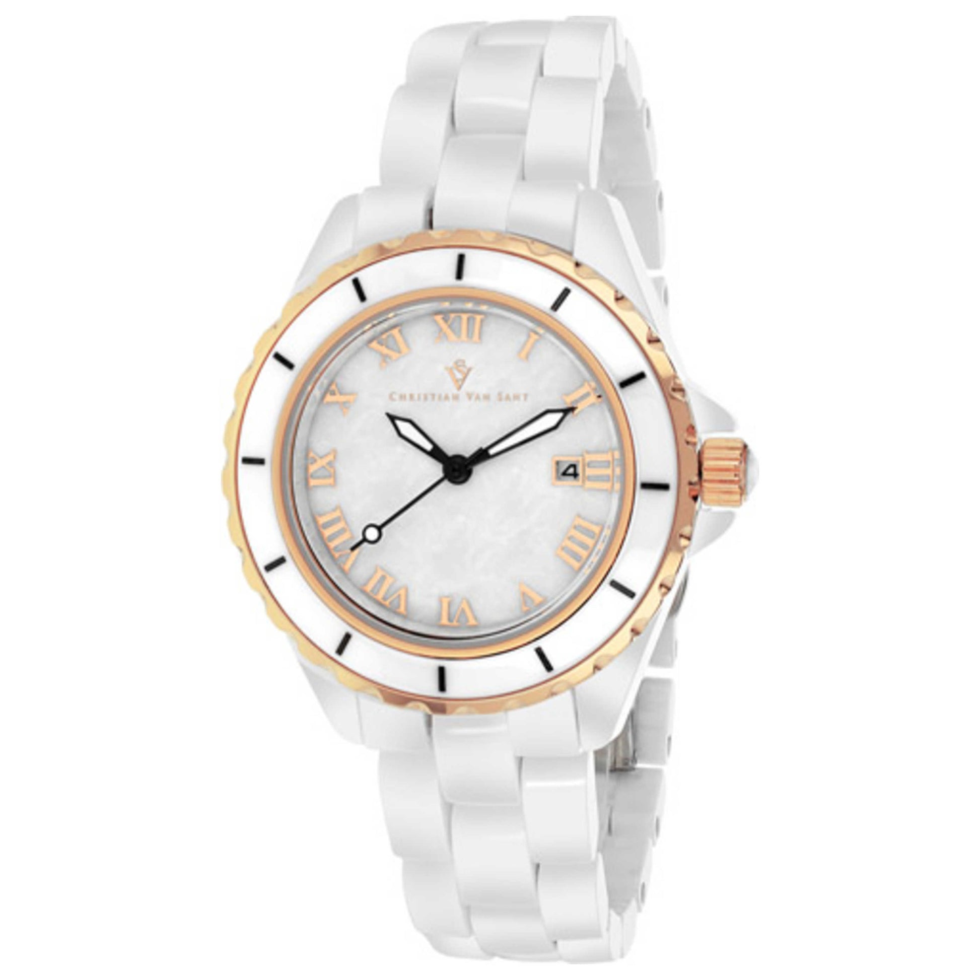 Front view of Christian Van Sant Palace Women's Quartz Watch CV9412