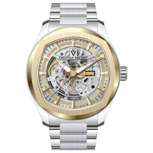 Front view of Christian Van Sant Romeo Men's Automatic Watch CV9505